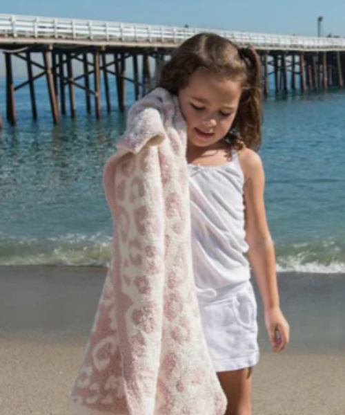 BAREFOOT DREAMS ピンク ブランケット 137x182cm Pink The Wild