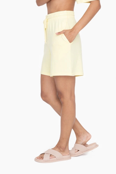Mono B- Brushed Hacci Bermuda Shorts