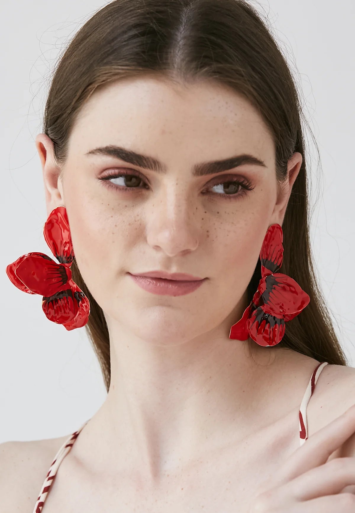 Be Sunset- Luma Red Earrings
