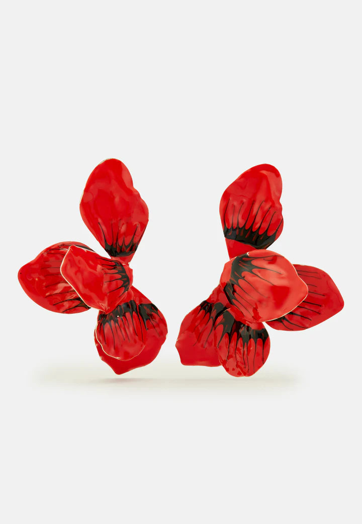 Be Sunset- Luma Red Earrings