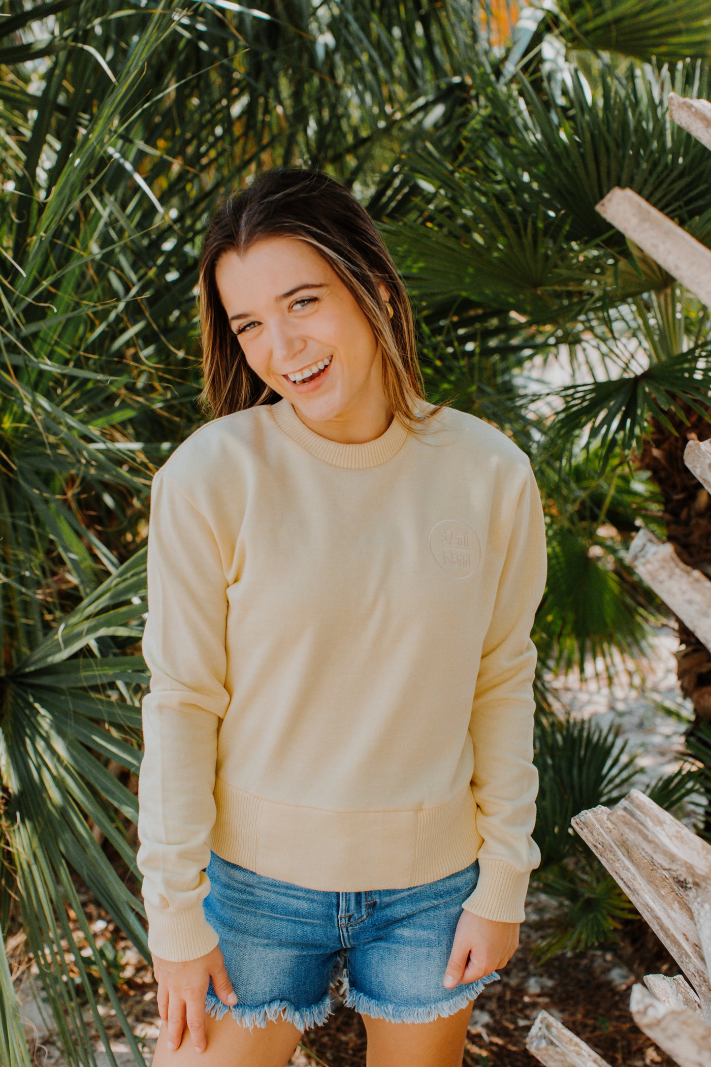 Banded Romi Cropped 32Mi Sweatshirt