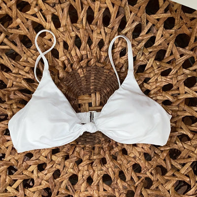 WHITE ZEN BIKINI TOP