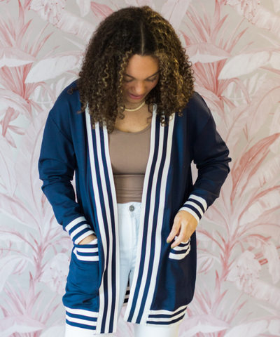 One Size Varsity Cardi