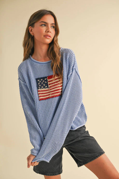 Flag Knitted Sweater