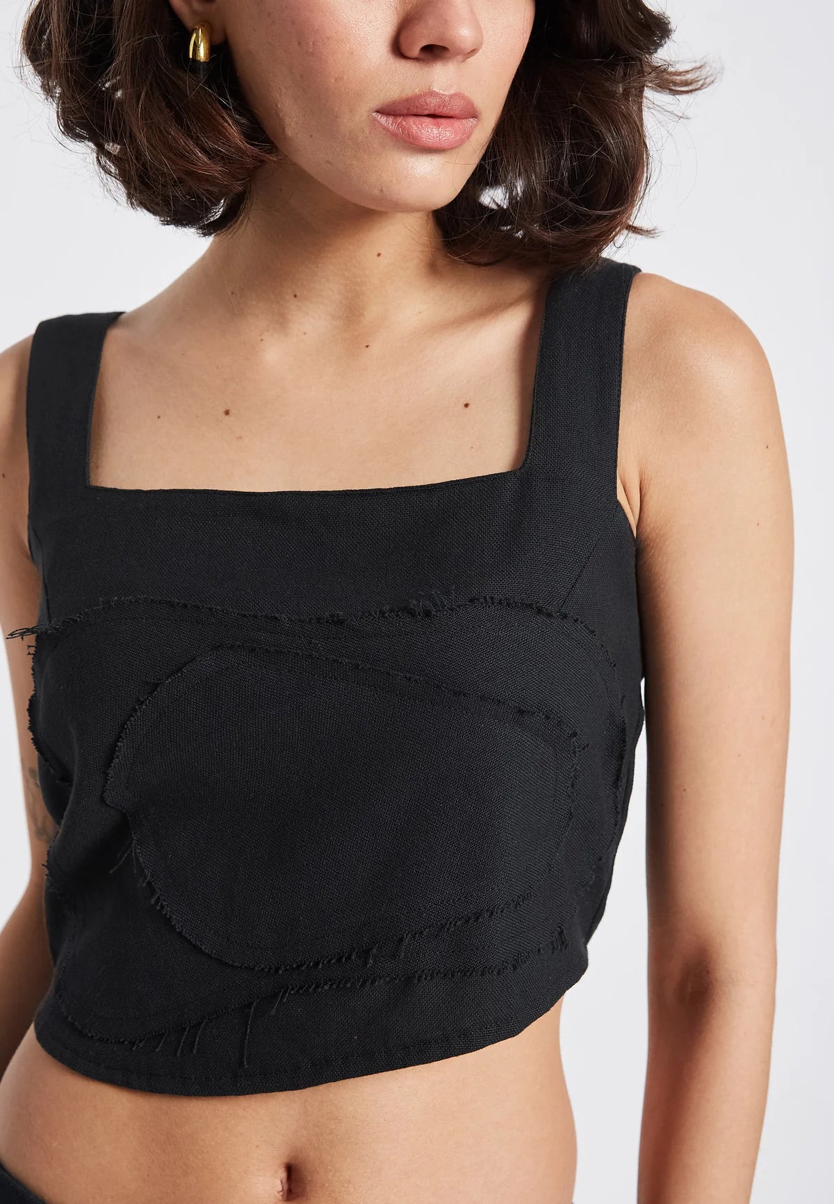 Flora Top and Citrus Black Trousers Set
