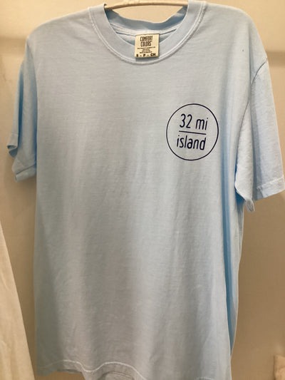 Hot Spots Location RED WHITE and BLUE 32 Mi Tee