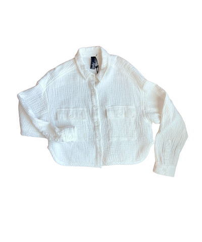 Bobbi White Button Up Shirt