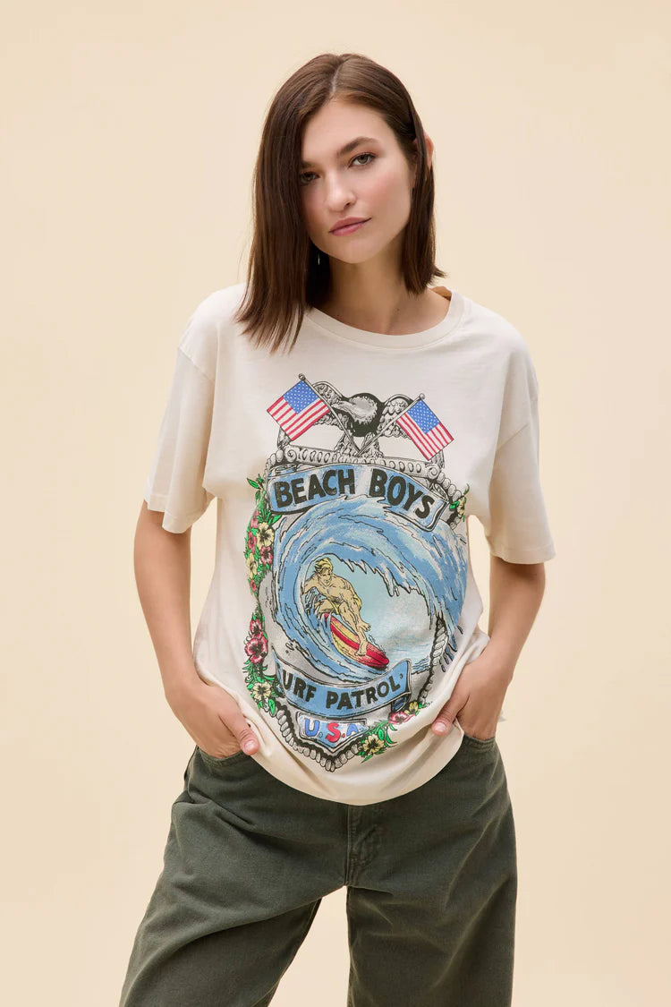 Beach Boys Surf Patrol Boyfriend Tee