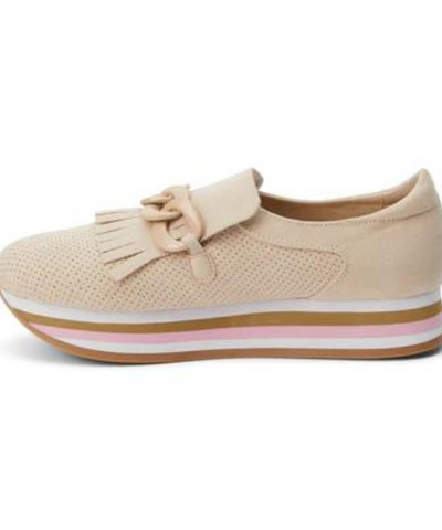 Bess Platform Loafer - Natural