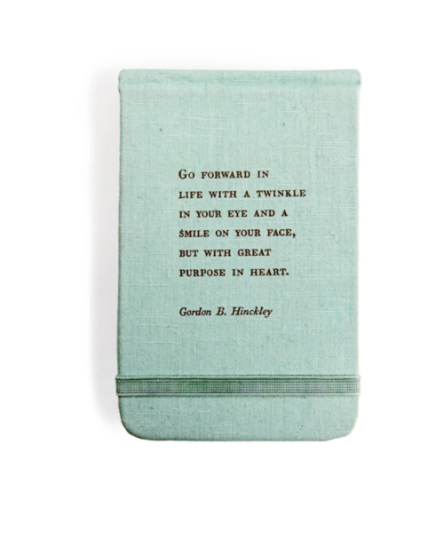 Fabric Notebook - Gordon B. Hinckley