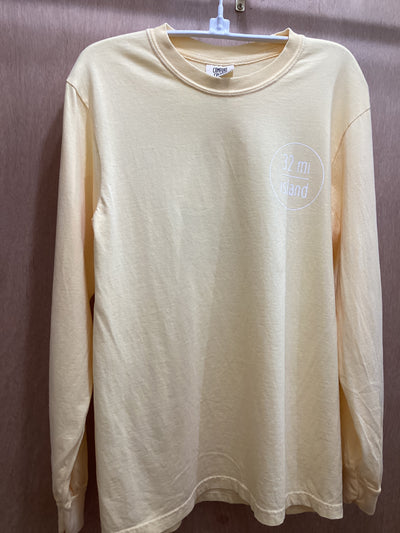 32 MI ISLAND LONGSLEEVE MAP TEE