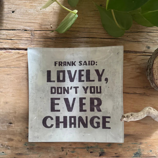 Frank Said Small Decoupage Plate