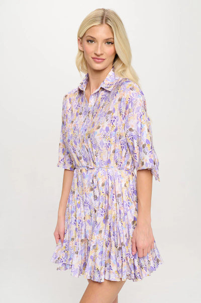 Lavender Fields Shirt Dress