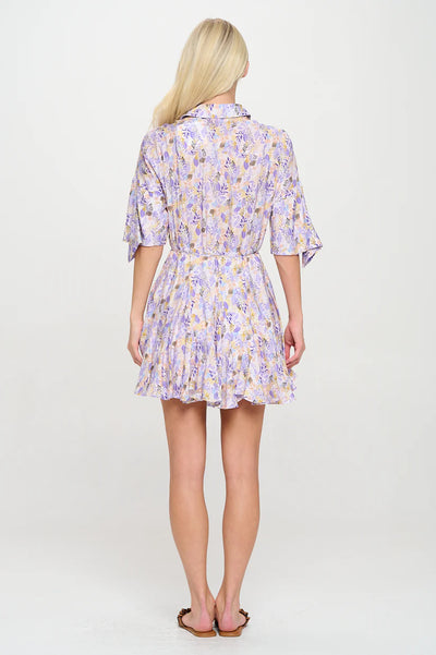 Lavender Fields Shirt Dress