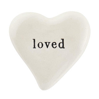 Ceramic Heart with Words