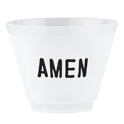 Wine Frost Cups - Amen - Set of 8