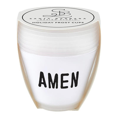 Wine Frost Cups - Amen - Set of 8