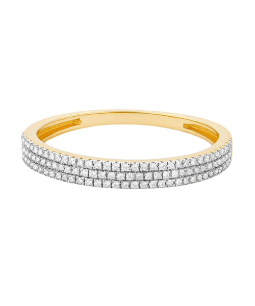 Triple Row Stackable Ring