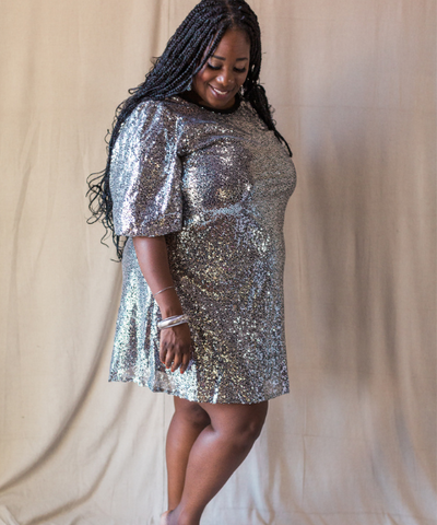 Silver Sparkle Dress