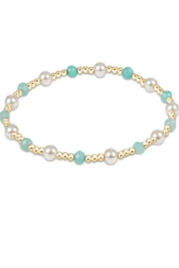 Pearl Sincerity Pattern 4mm Bead Bracelet Gemstone