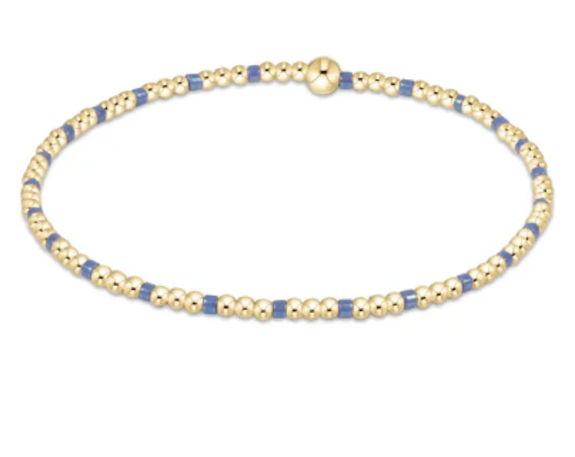 Hope Sincerity Pattern 2mm Bead Bracelet