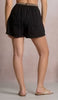 Black Short with Tassel Belt Elan