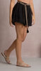 Black Short with Tassel Belt Elan