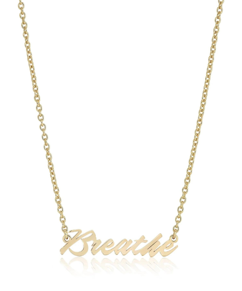 Breathe water resistant necklace