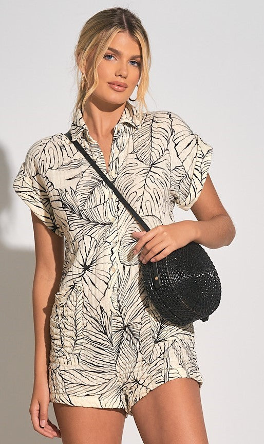 The Morgan Banana Leaf Romper