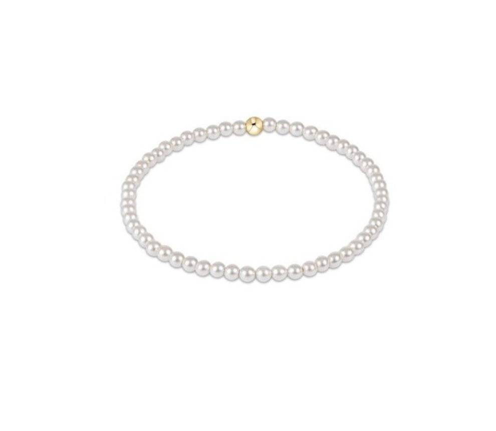 Classic Pearl Bead Bracelet Extends