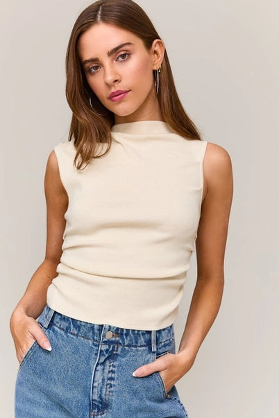 Asymmetrical Neck Sweater