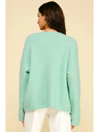Mint Soft Yarn Knit Sweater