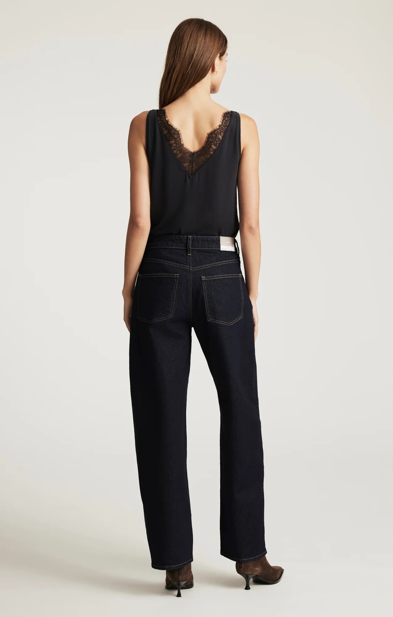 Nica Barrel Jeans High Rise | Rinse Classic Blue