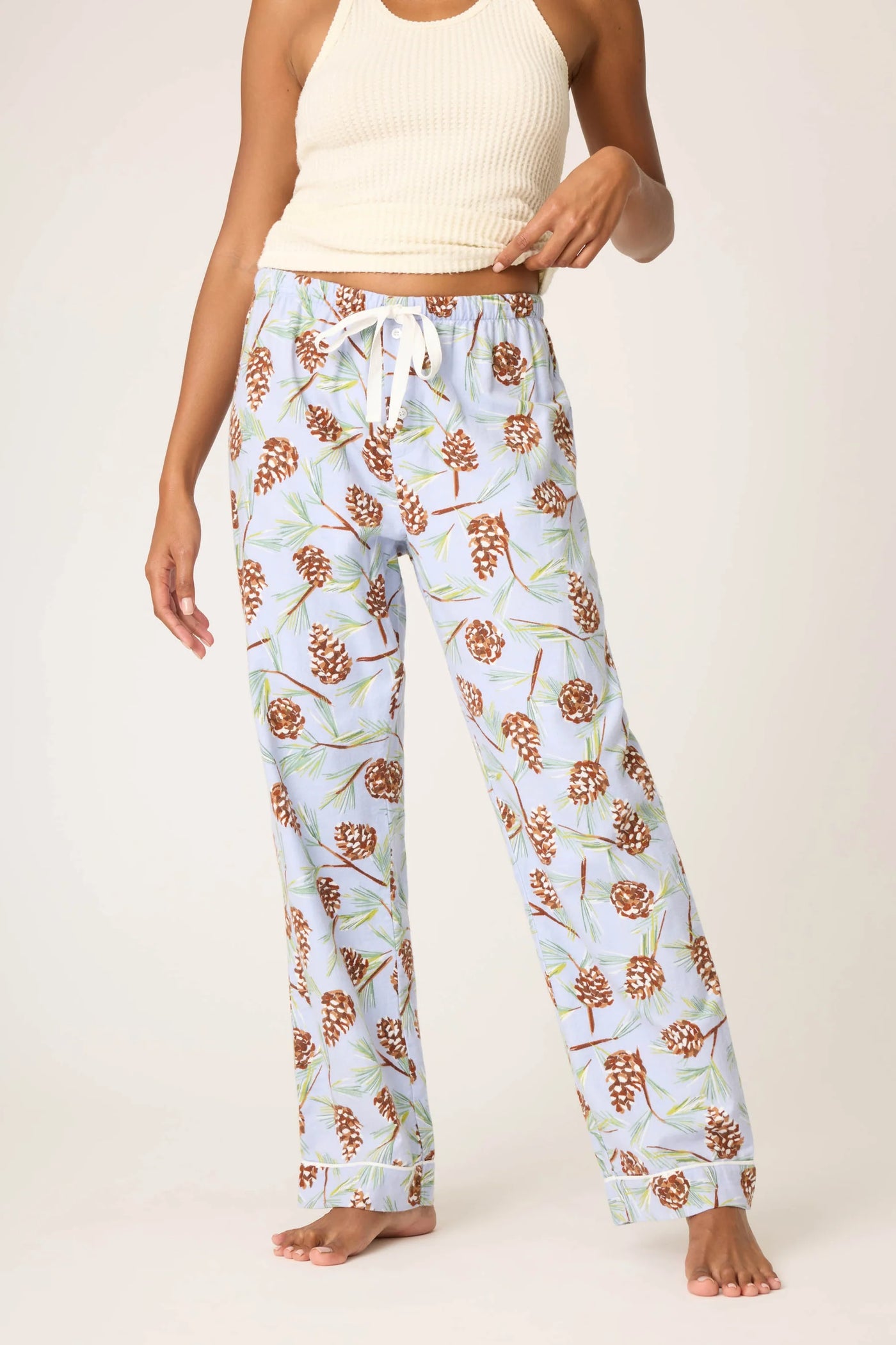 Feelin' Pine Winter Print Flannel Pant