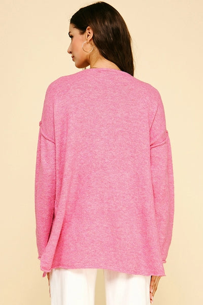 Soft V Neck Knit Sweater