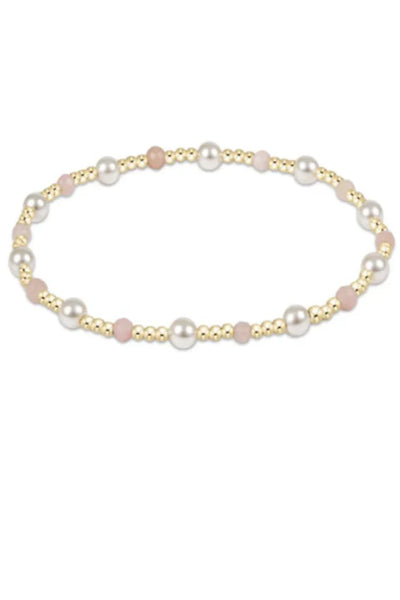 Pearl Sincerity Pattern 4mm Bead Bracelet Gemstone