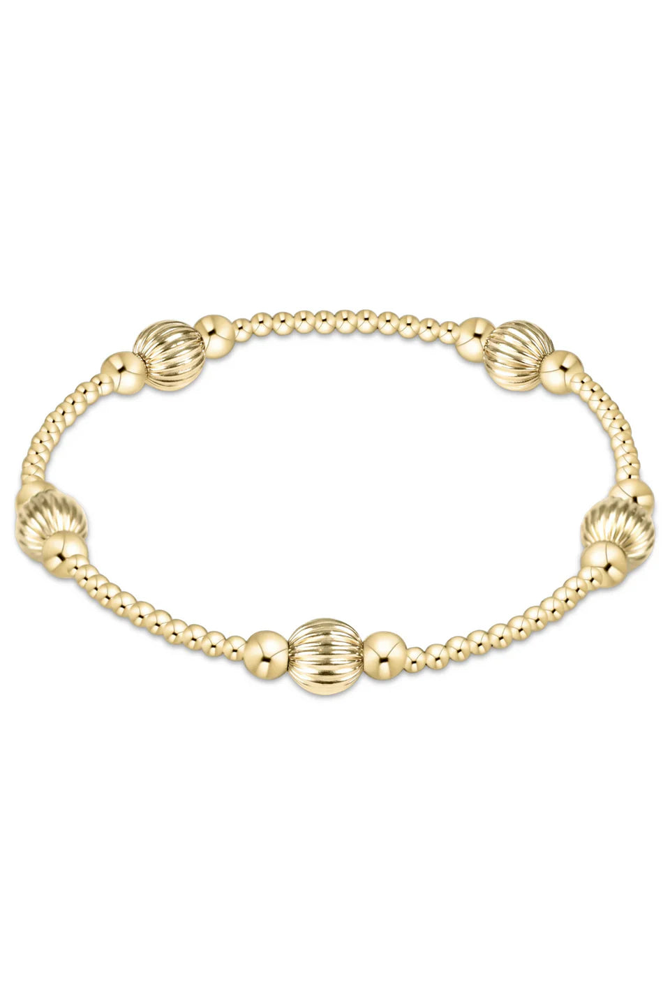 Purpose Dignity 6mm Bead Bracelet Gold