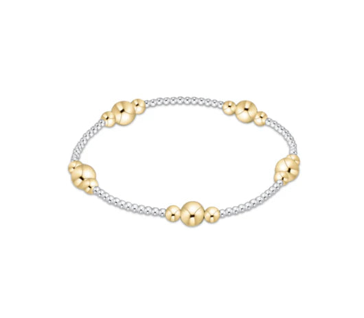 Purpose Gold 6mm Bead Bracelet Mixed Metal