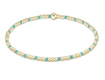 Hope Sincerity Pattern 2mm Bead Bracelet