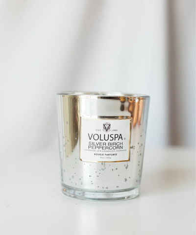 Silver Birch Peppercorn Voluspa Candle
