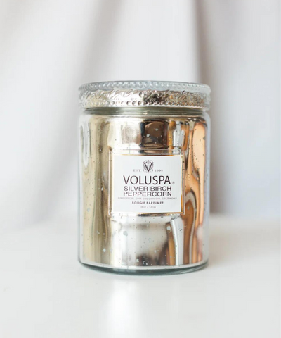 Silver Birch Peppercorn Voluspa Candle
