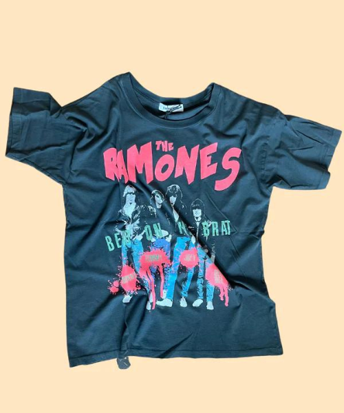 Daydreamer Ramones Black Vintage T-shirt DAYDREAMER