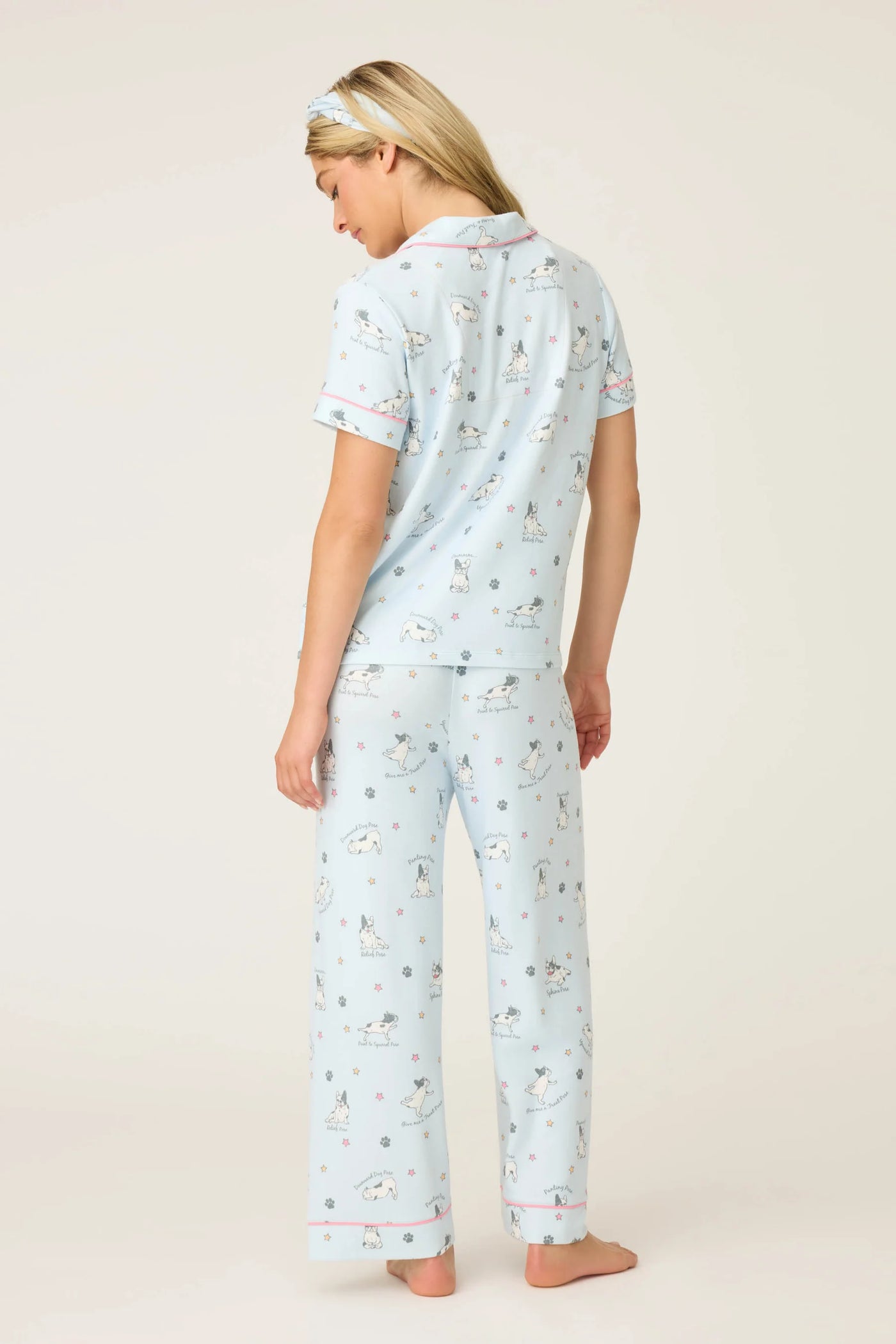 Paws & Breathe Dog Print PJ Set