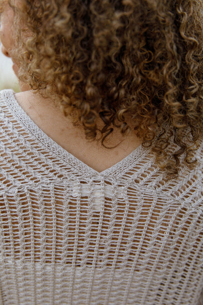 Stone Grey Knit Cardigan