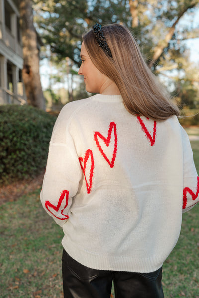 You have my "heart" sweater