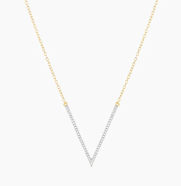 V to the T Pendant Necklace