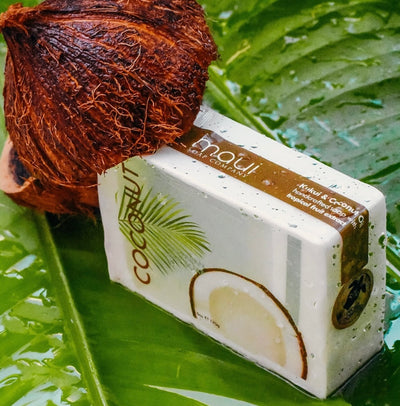 Coconut Bar Soap w/ Kukui & Coconut Oil