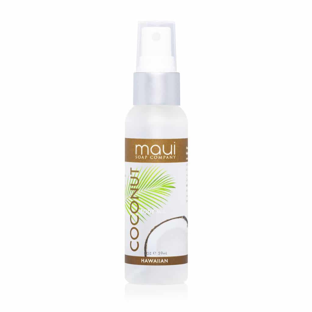 Coconut Body Mist w/ Coconut, Macadamia and Kukui Oil