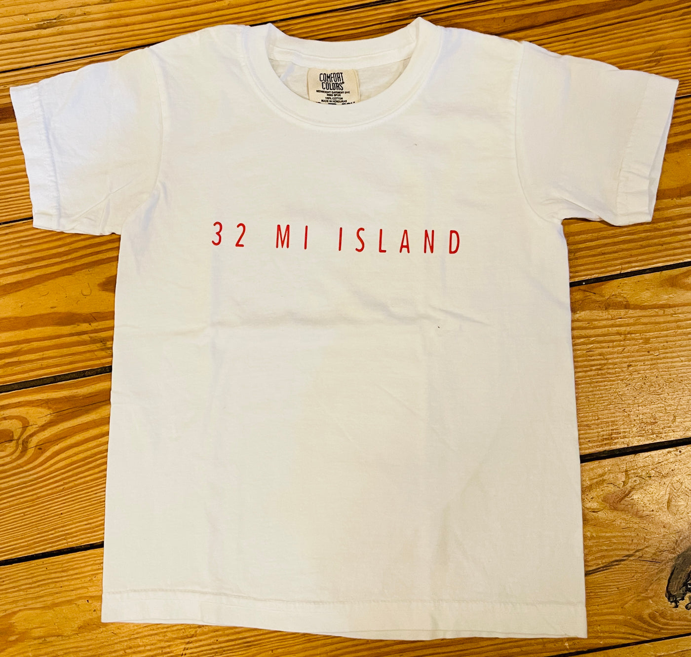 Youth 32 Mi Island Linear Tee